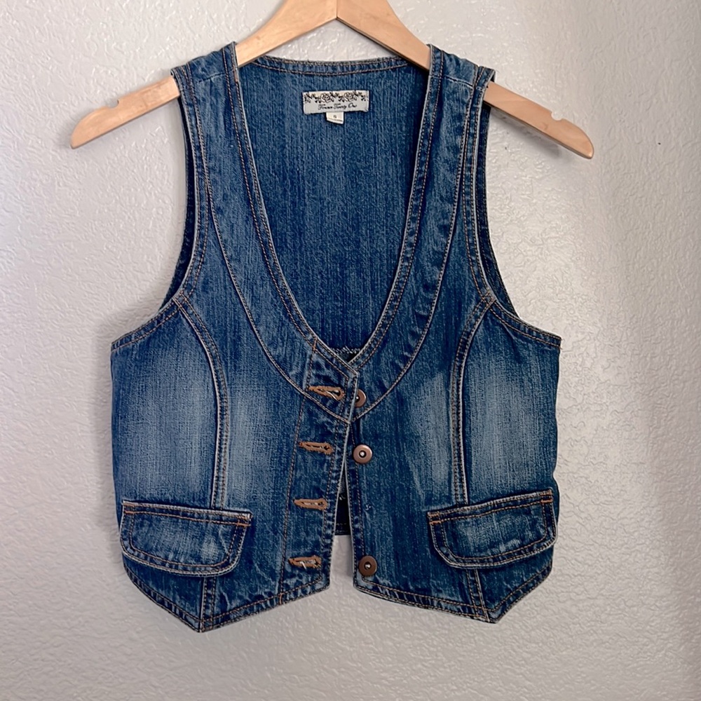 Denim vest
